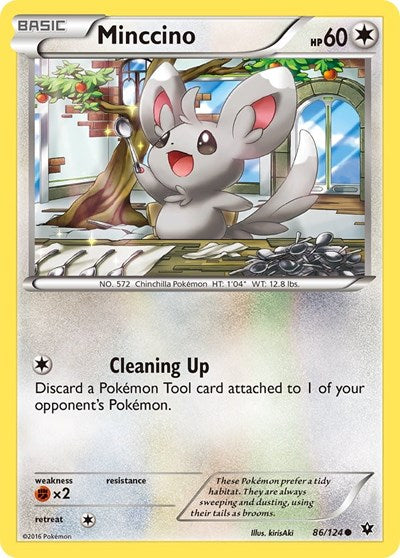 Minccino (86) (XY - Fates Collide) Medium Play