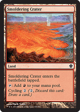 Smoldering Crater (Commander 2013 Edition) Heavy Play