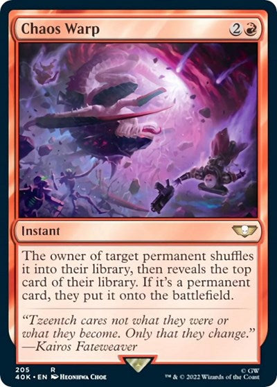 Chaos Warp (Universes Beyond: Warhammer 40K) Light Play
