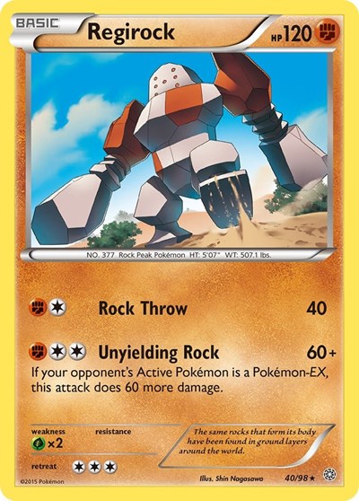 Regirock (XY - Ancient Origins) Light Play