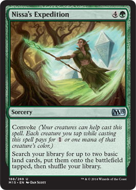 Nissa's Expedition (Magic 2015 Core Set) Light Play