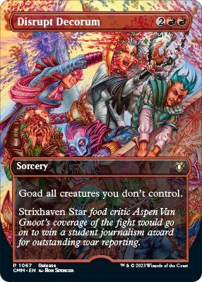 Disrupt Decorum (Launch Party & Release Event Promos) Near Mint Foil