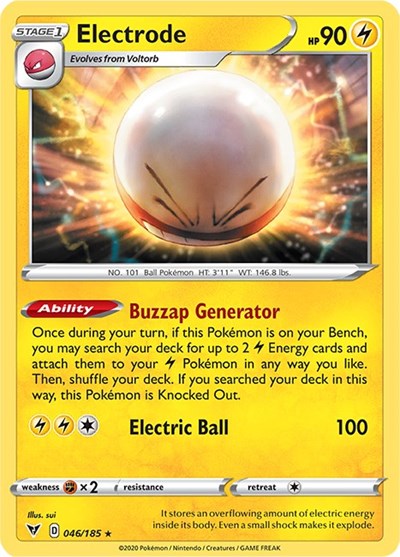 Electrode (SWSH04: Vivid Voltage) Light Play Holofoil
