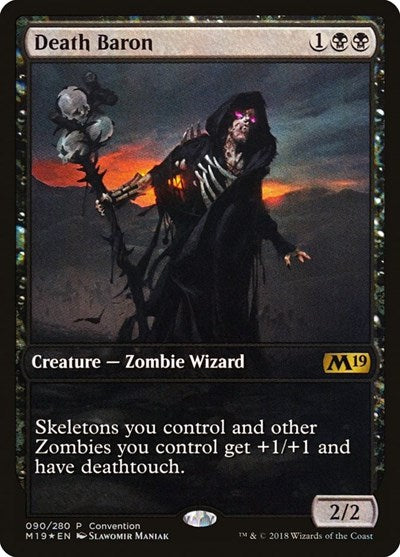 Death Baron (2018 Convention Promo) (Promos: Media) Light Play Foil