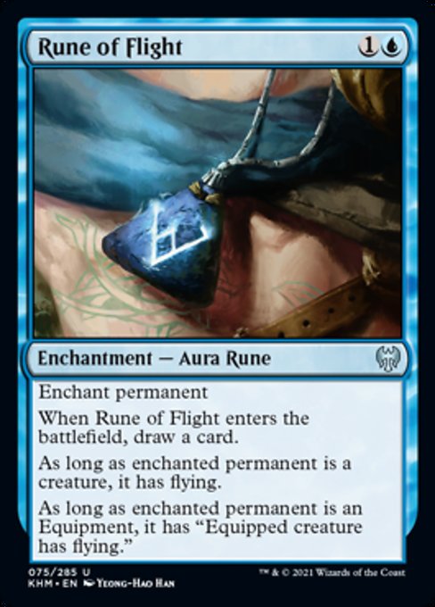 Rune of Flight (Kaldheim) Light Play Foil