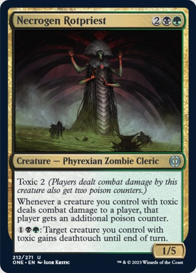 Necrogen Rotpriest (Phyrexia: All Will Be One) Damaged / Poor