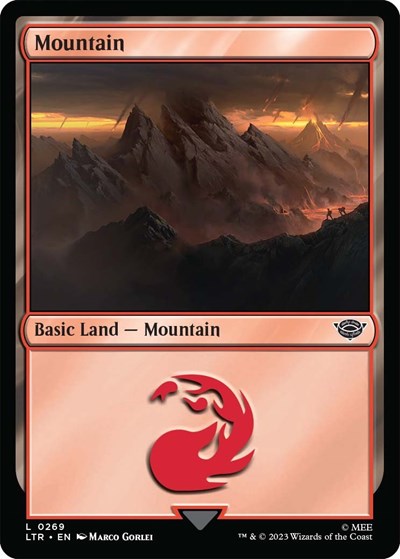 Mountain (0269) (Universes Beyond: The Lord of the Rings: Tales of Middle-earth) Light Play