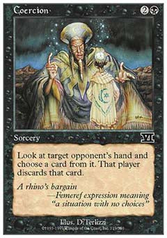 Coercion (Classic 6th Edition) Light Play