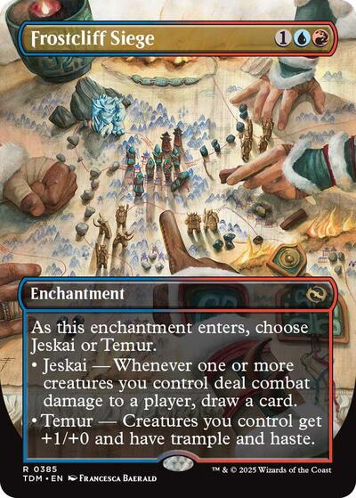 Frostcliff Siege (Borderless) (Tarkir: Dragonstorm) Near Mint Foil