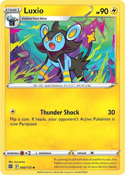 Luxio (SWSH09: Brilliant Stars) Light Play
