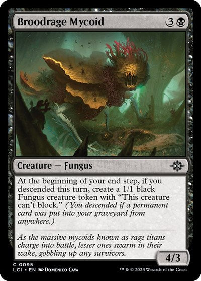 Broodrage Mycoid (The Lost Caverns of Ixalan) Light Play