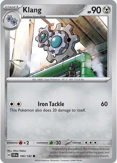 Klang (SV07: Stellar Crown) Light Play Reverse Holofoil