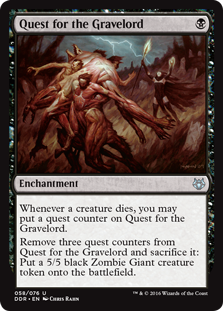 Quest for the Gravelord (Duel Decks: Nissa vs Ob Nixilis) Medium Play