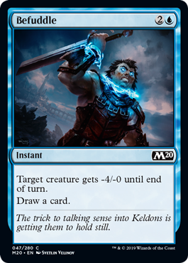 Befuddle (Magic 2020 Core Set) Light Play Foil