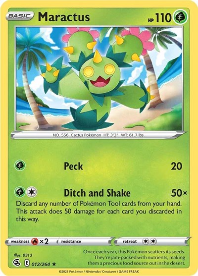 Maractus (SWSH08: Fusion Strike) Light Play