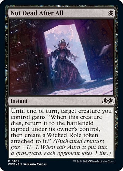 Not Dead After All (Wilds of Eldraine) Light Play