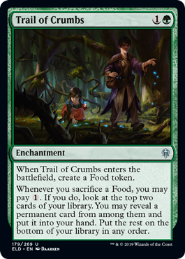 Trail of Crumbs (Throne of Eldraine) Light Play Foil