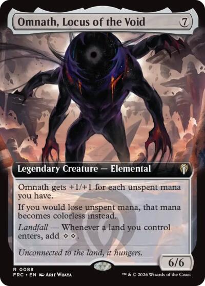 Omnath, Locus of the Void (Extended Art) (Commander: Reality Fracture) Light Play