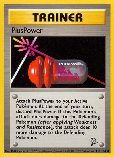 PlusPower (Base Set 2) Heavy Play