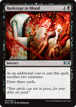 Bankrupt in Blood (Ravnica Allegiance) Medium Play