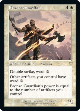 Bronze Guardian (Commander: The Brothers' War) Light Play