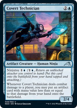 Covert Technician (Kamigawa: Neon Dynasty) Light Play