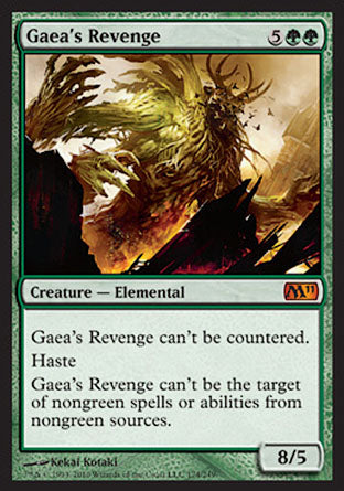 Gaea's Revenge (Magic 2011 Core Set) Light Play
