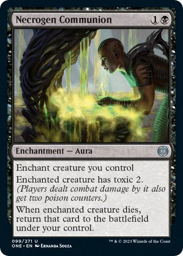 Necrogen Communion (Phyrexia: All Will Be One) Light Play Foil