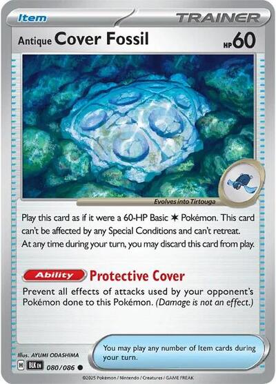 Antique Cover Fossil (SV: Black Bolt) Light Play