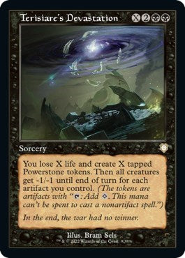 Terisiare's Devastation (Commander: The Brothers' War) Light Play