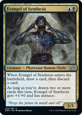 Evangel of Synthesis (The Brothers' War) Light Play Foil