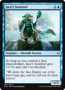 Jace's Sentinel (Ixalan) Light Play