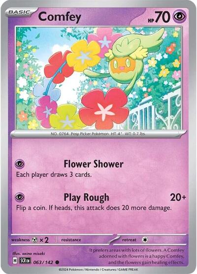 Comfey (SV07: Stellar Crown) Light Play