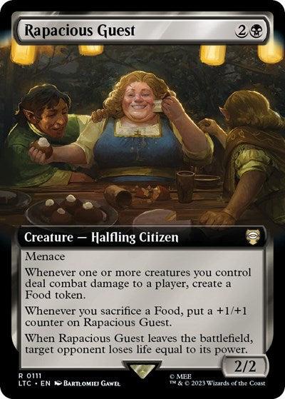 Rapacious Guest (Extended Art) (Commander: The Lord of the Rings: Tales of Middle-earth) Light Play