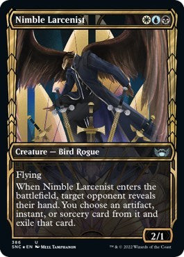 Nimble Larcenist (Gilded Foil) (Streets of New Capenna) Light Play Foil