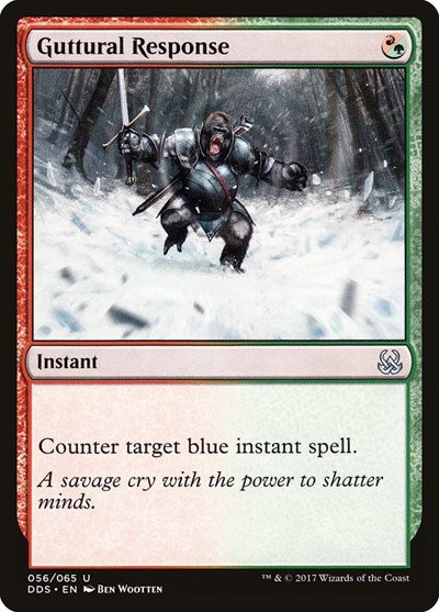 Guttural Response (Duel Decks: Mind vs Might) Light Play
