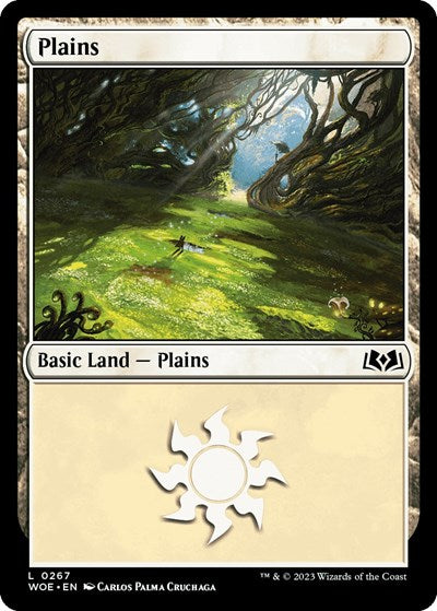 Plains (0267) (Wilds of Eldraine) Light Play Foil