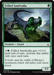 Frilled Sandwalla (Hour of Devastation) Light Play