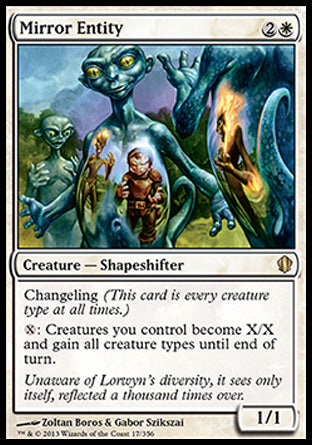 Mirror Entity (Commander 2013 Edition) Light Play