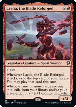 Laelia, the Blade Reforged (Commander Legends: Battle for Baldur's Gate) Light Play