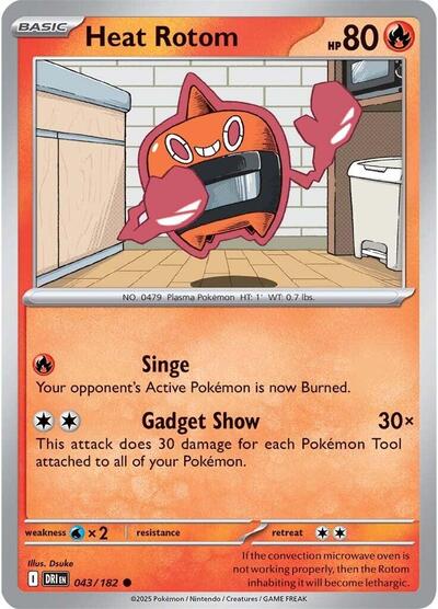 Heat Rotom (SV10: Destined Rivals) Light Play