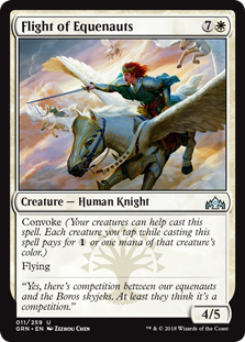 Flight of Equenauts (Guilds of Ravnica) Light Play