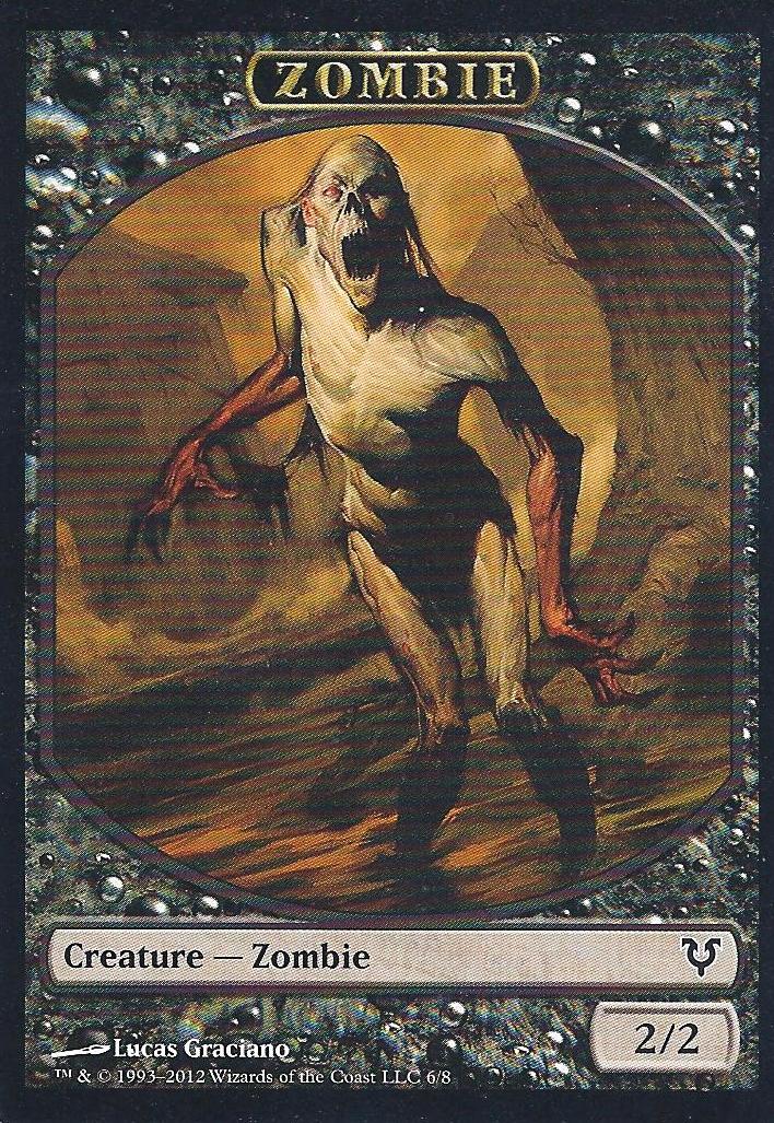 Zombie (Token) (Avacyn Restored) Light Play
