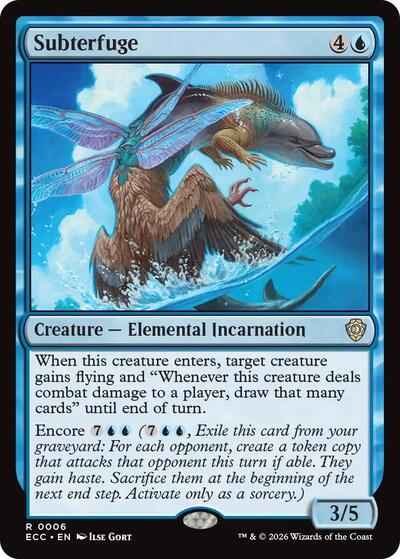 Subterfuge (Commander: Lorwyn Eclipsed) Light Play