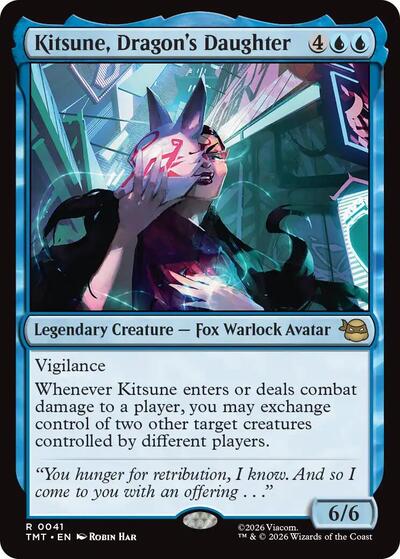 Kitsune, Dragon's Daughter (Teenage Mutant Ninja Turtles) Light Play