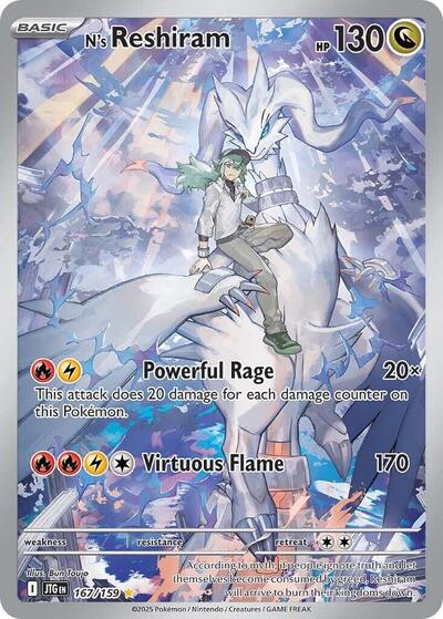 N's Reshiram - 167 (SV09: Journey Together) Light Play