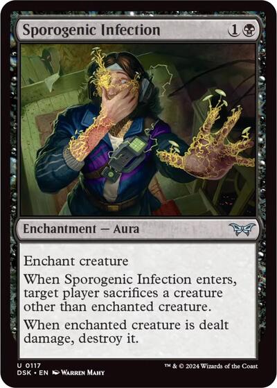 Sporogenic Infection (Duskmourn: House of Horror) Light Play Foil