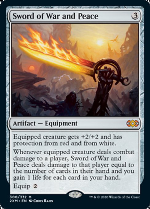 Sword of War and Peace (Double Masters) Light Play