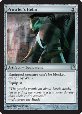 Prowler's Helm (Theros) Light Play Foil