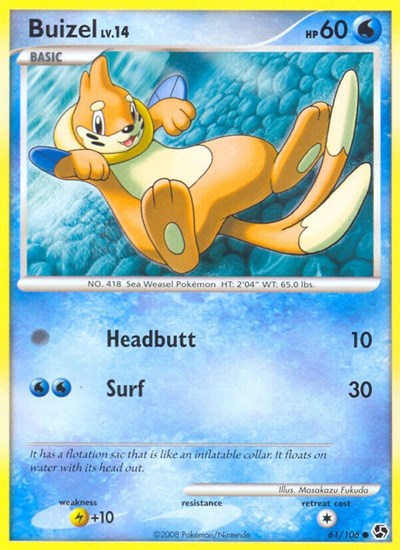 Buizel (Great Encounters) Medium Play